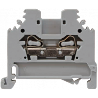 Клемма пружинная самозажимная проходная JUT3-2.5W