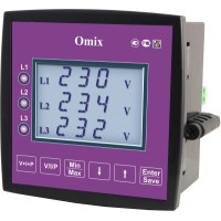 Мультиметр трехфазный щитовой Omix P99-M-3-0.5-K